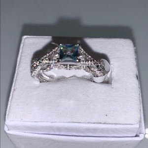 Triple Rhodium Plated Band Ring